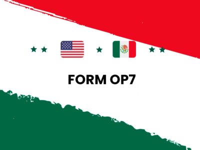 Form OP7: passport authorization for minors without parents present