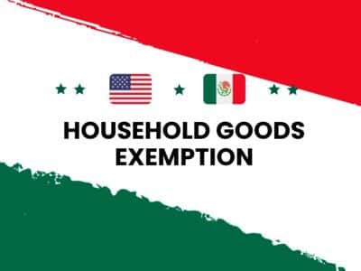 Household goods: how to move your belongings to Mexico from the U.S.