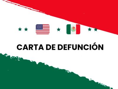 Carta de defunción